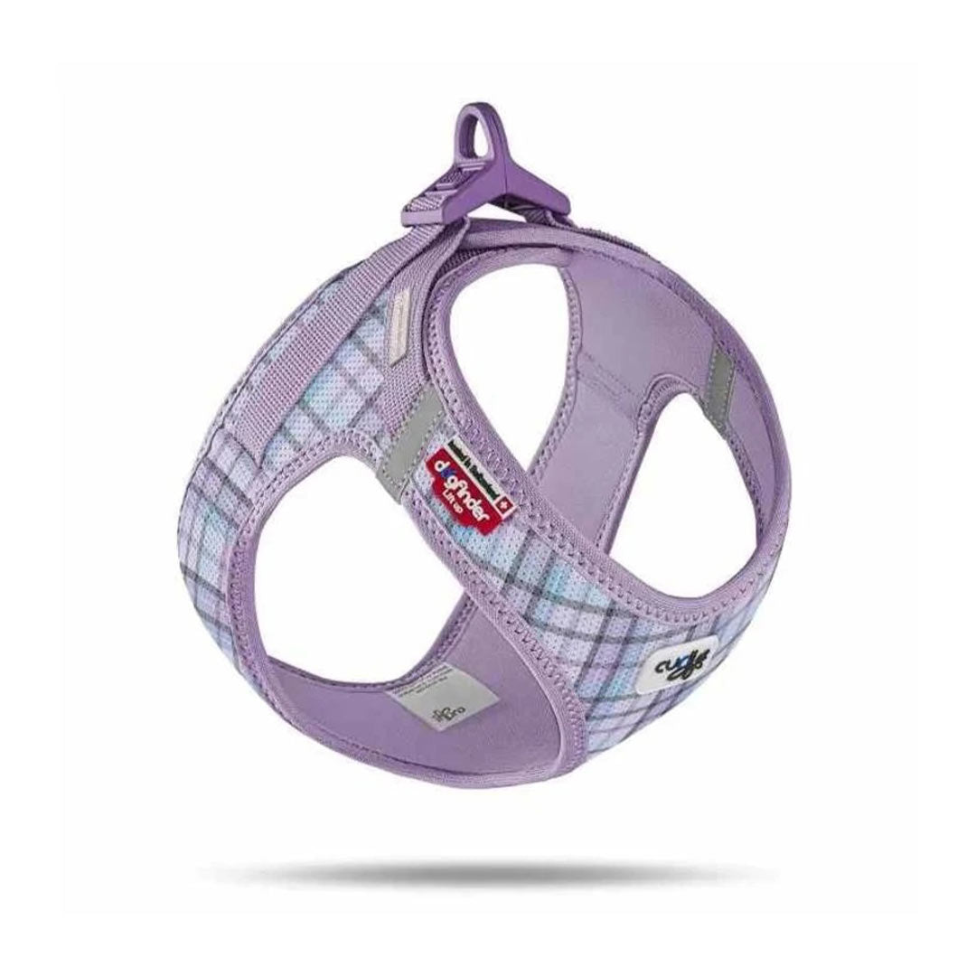 Curli Clasp Air-Mesh Lavender Caro Köpek Göğüs Tasması M