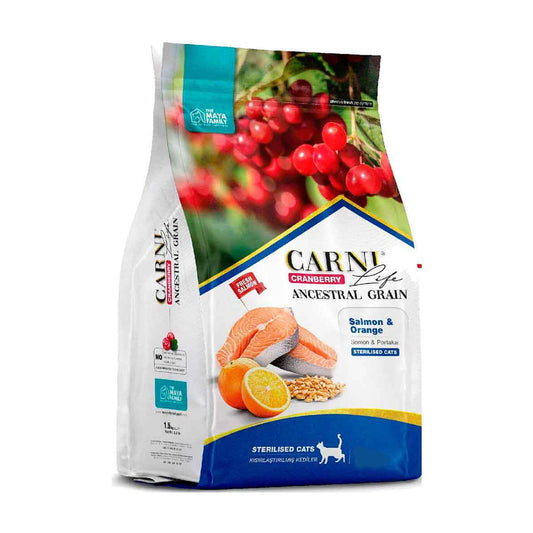 Carni Life Sterilized with Salmon, Orange and Cranberry Adult Cat Food 5kg