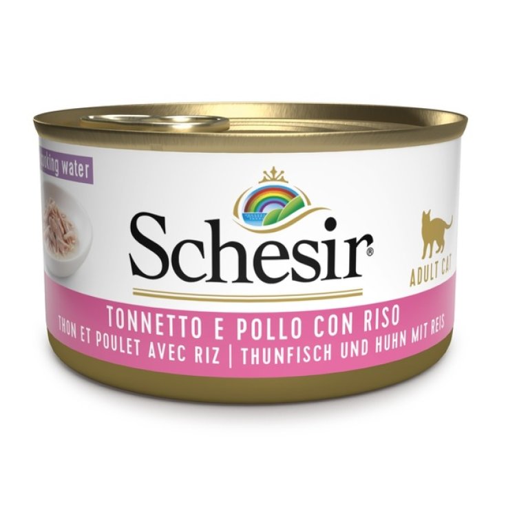 Schesir Cat Natural Chicken and Rice Wet Cat Food 85g