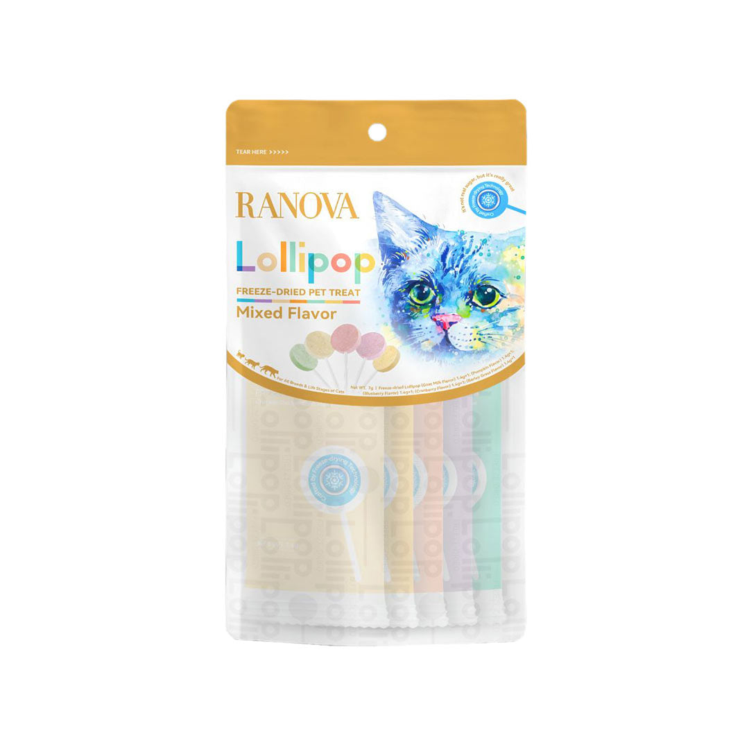 Ranova Lollipop Karışık Lezzetli Kedi Ödül Maması 1,4gr 5'li
