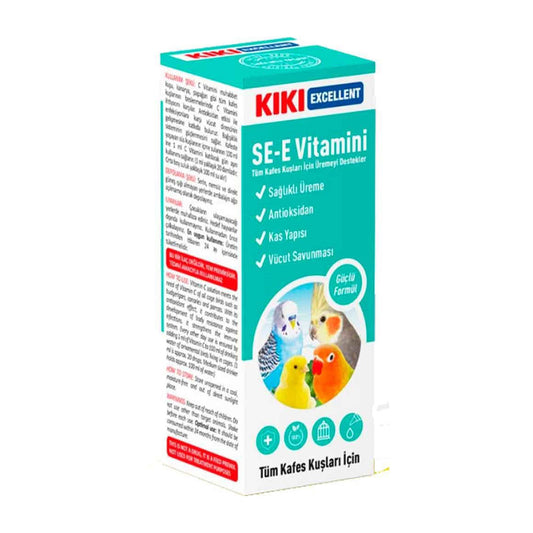 Kiki Excellent Healthy Reproductive Support Vitamin SE-E for Birds 25 ml