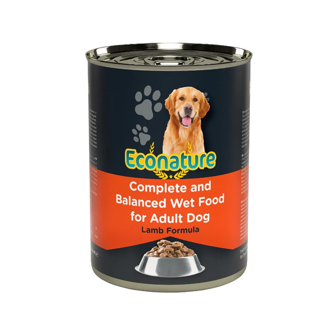 Econature Kuzu Etli Yetişkin Köpek Konservesi 400 Gr