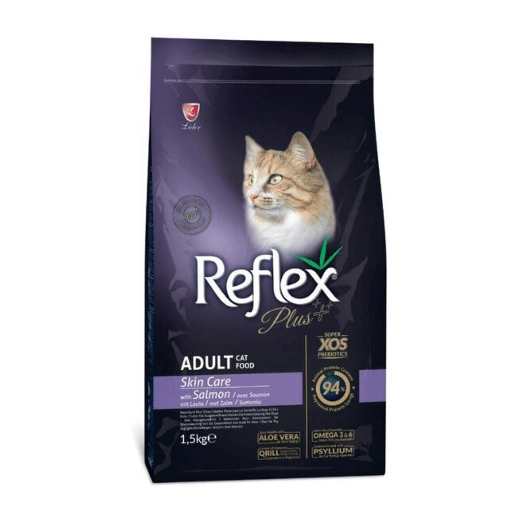 Reflex Plus Skin Care Somon Balıklı Yetişkin Kedi Maması 1,5 kg