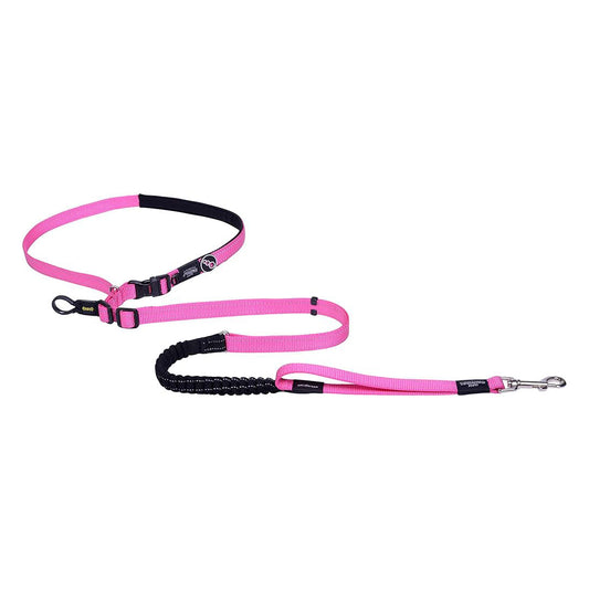 Rogz Classic Handsfree Pink Dog Leads Large