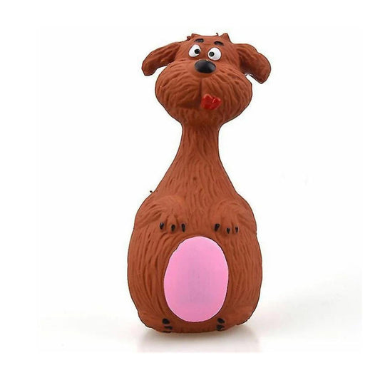 Nunbell Dog-Shaped Vinyl Dog Toy 6 cm