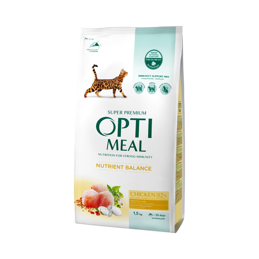 Optimeal Tavuk Etli Yetişkin Kedi Maması 1,5kg