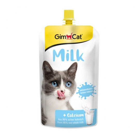 شیر گربه مایع کلسیم لته میلک Gimcat 200 میلی لیتر