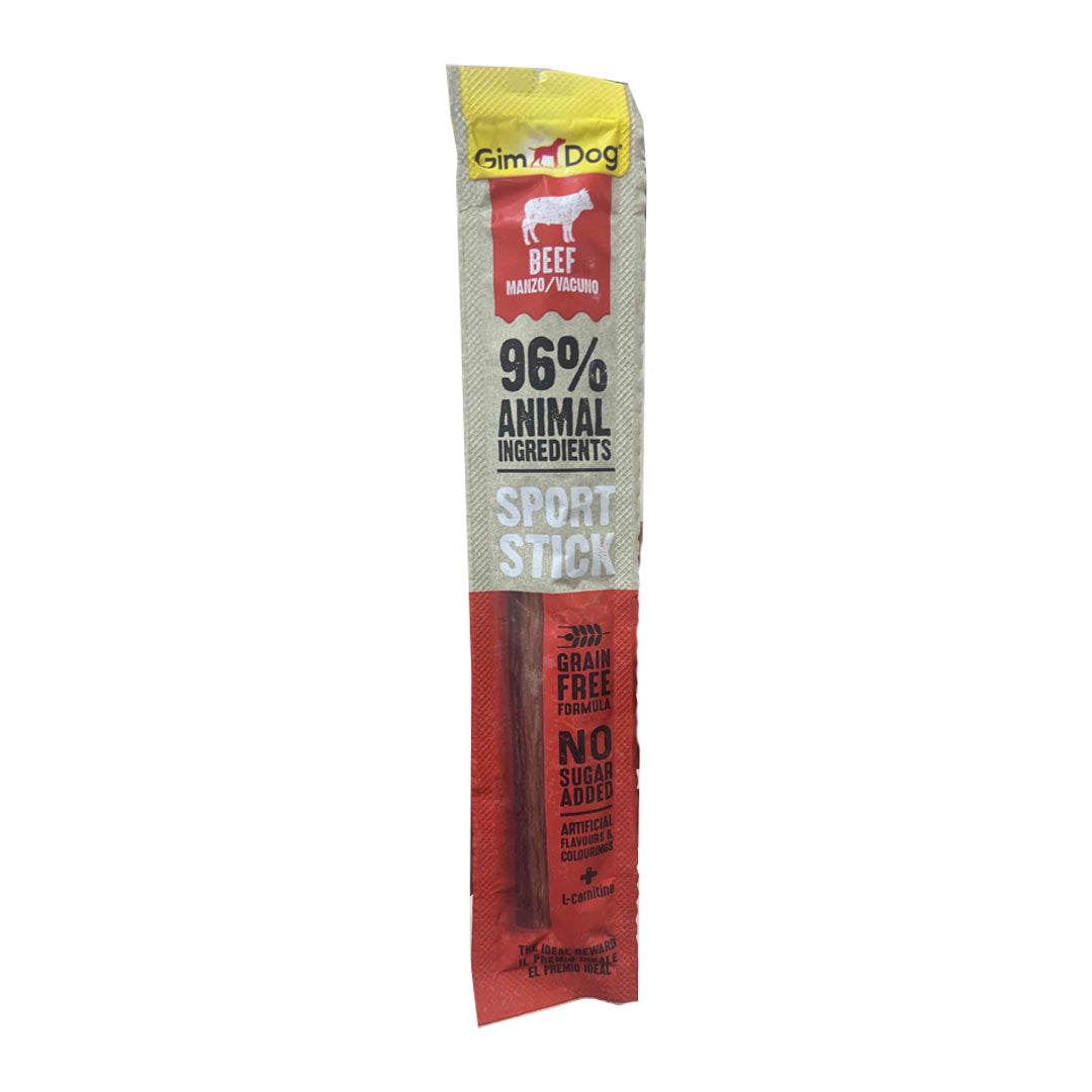 Gimdog Sport Sticks Grain-Free Beef Dog Treat Stick 12 Gr