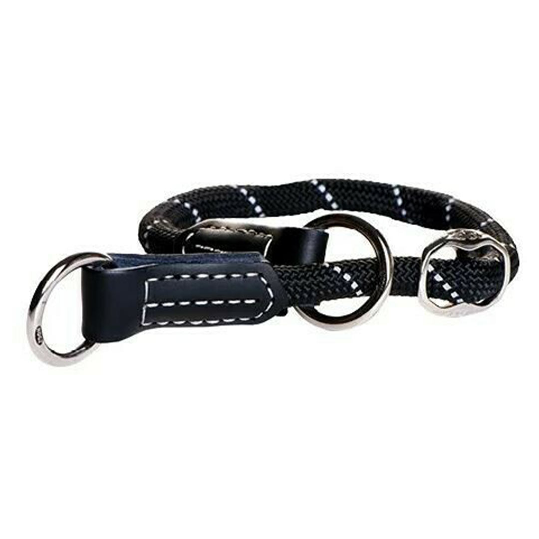 Rogz Slipband Black Dog Collar L 45-55cm x 12mm