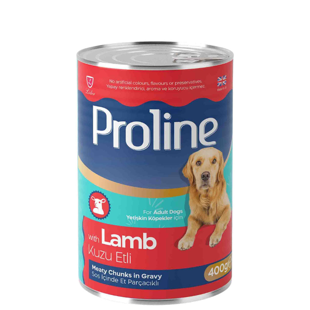 Proline Adult Dog Food with Lamb Chunks in Gravy 400gr