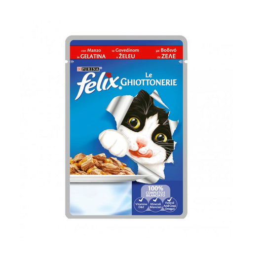 Purina Felix Sığır Etli Yaş Kedi Maması 100g