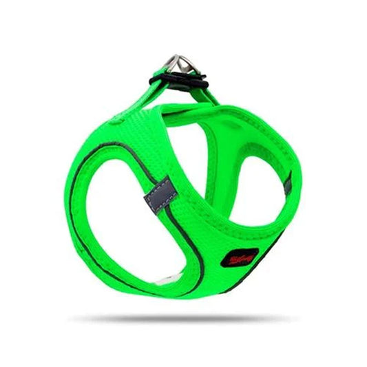 Tailpetz Air Mesh Harness Neon Yeşil Köpek Göğüs Tasması XL