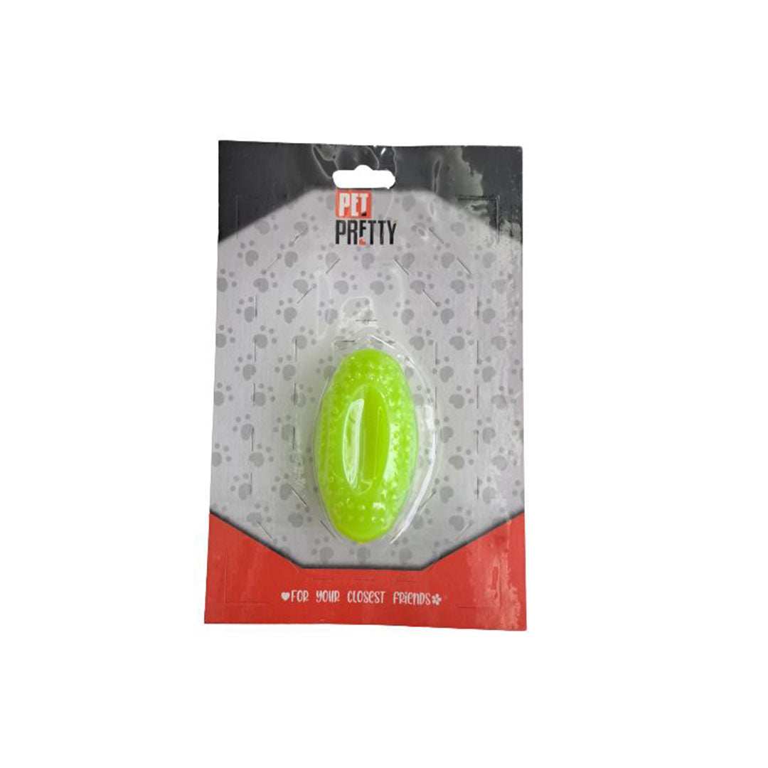 لعبة كرة القدم الأمريكية البلاستيكية للكلاب من بيتبريتي