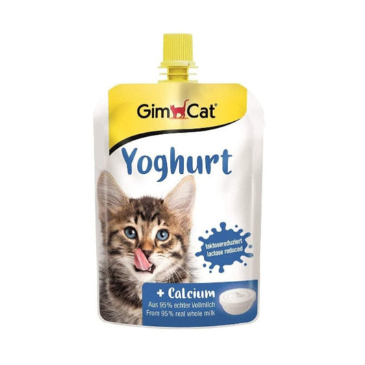 GimCat Calcium Added Cat Treat ماست 150 گرم