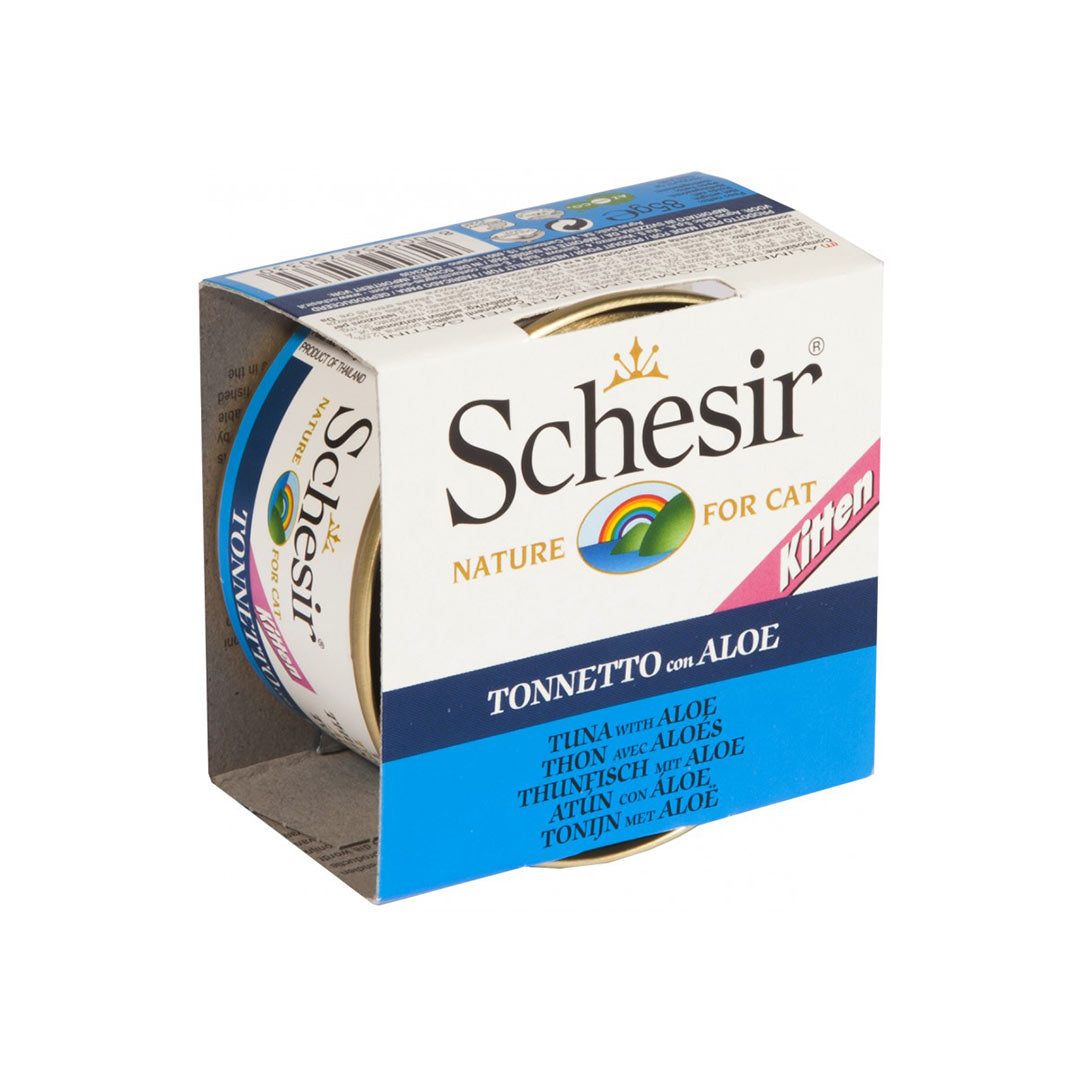 Schesir Kitten Ton Balıklı Ve Aloeveralı Yavru Kedi Konservesi 85 Gr