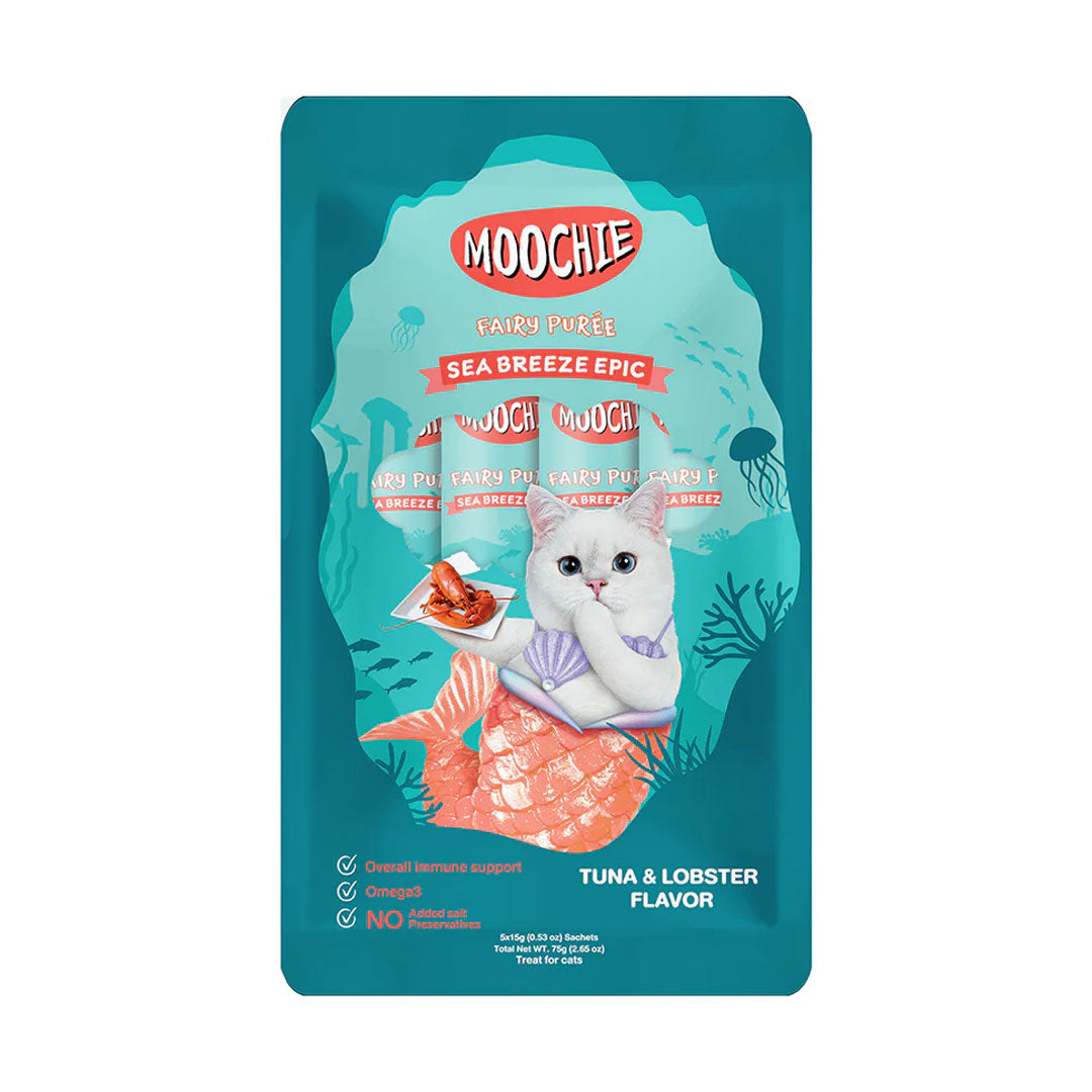 Moochie Tuna and Lobster Liquid Cat Treat 5x15gr