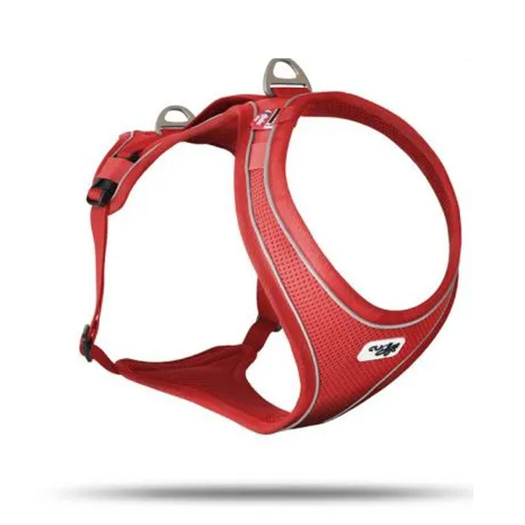 Curli Belka Comfort Harness Kırmızı Köpek Göğüs Tasması XSmall