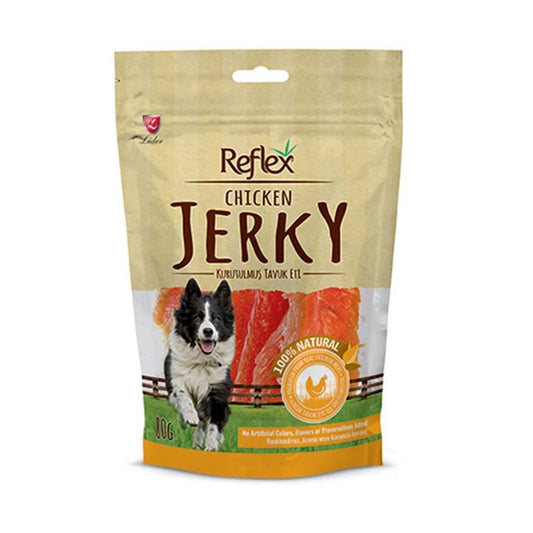 Reflex Dried Chicken Fillet Pieces Dog Treat 80 gr