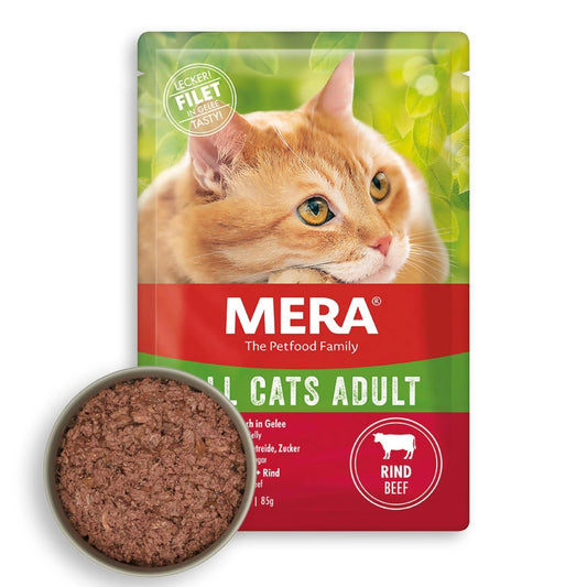 Mera Tahılsız Biftekli Pouch Kedi Konservesi 85 Gr