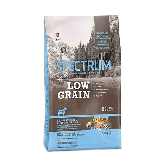 Spectrum Salmon, Anchovy and Blueberry Mini and Small Breed Low Grain Puppy Food 2.5kg