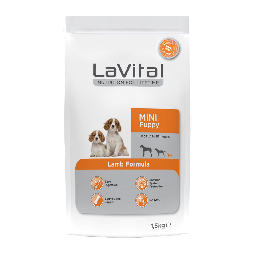 LaVital Mini Puppy Small Breed Lamb Puppy Food 1.5kg