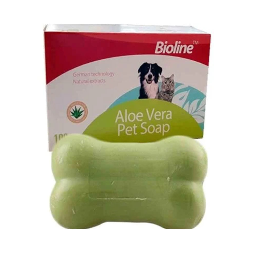 Bioline Kedi Ve Köpekler Için Aloe Veralı Kuru Sabun 100gr