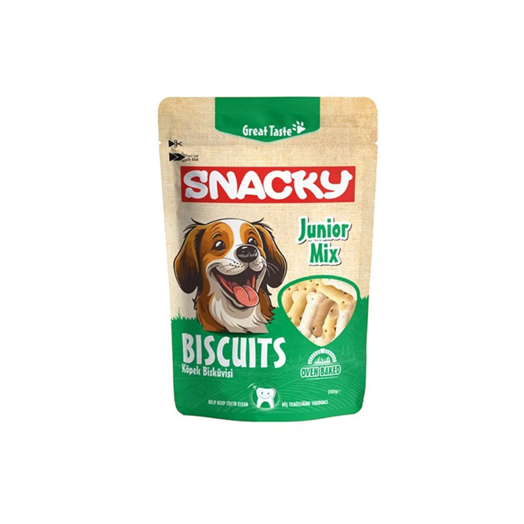 Snacky Junior Mix Yavru Köpek Ödül Bisküvisi 200 gr