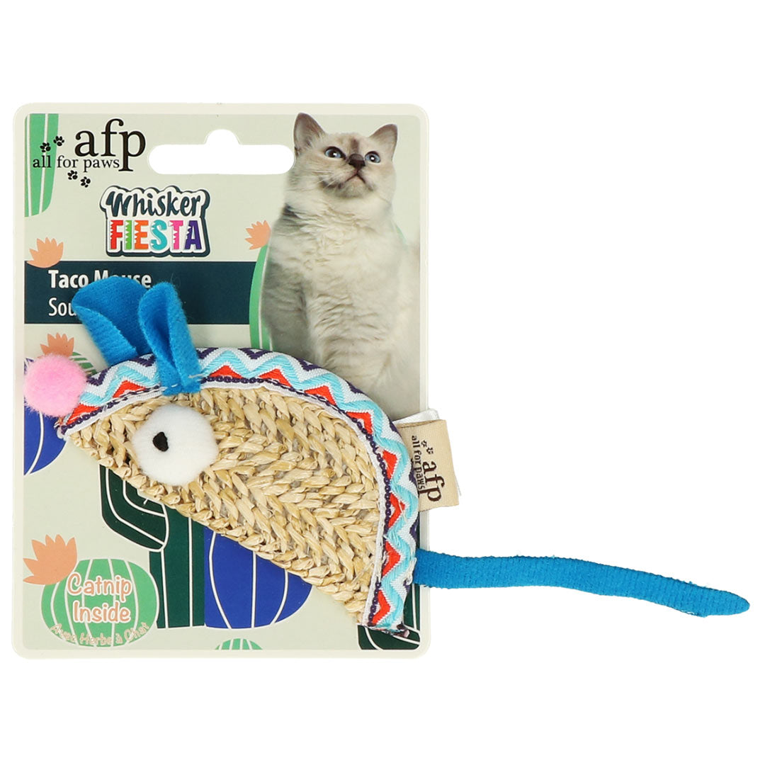 Afp Whisker Fiesta Fare Rattan Cat Toy 17.5cm