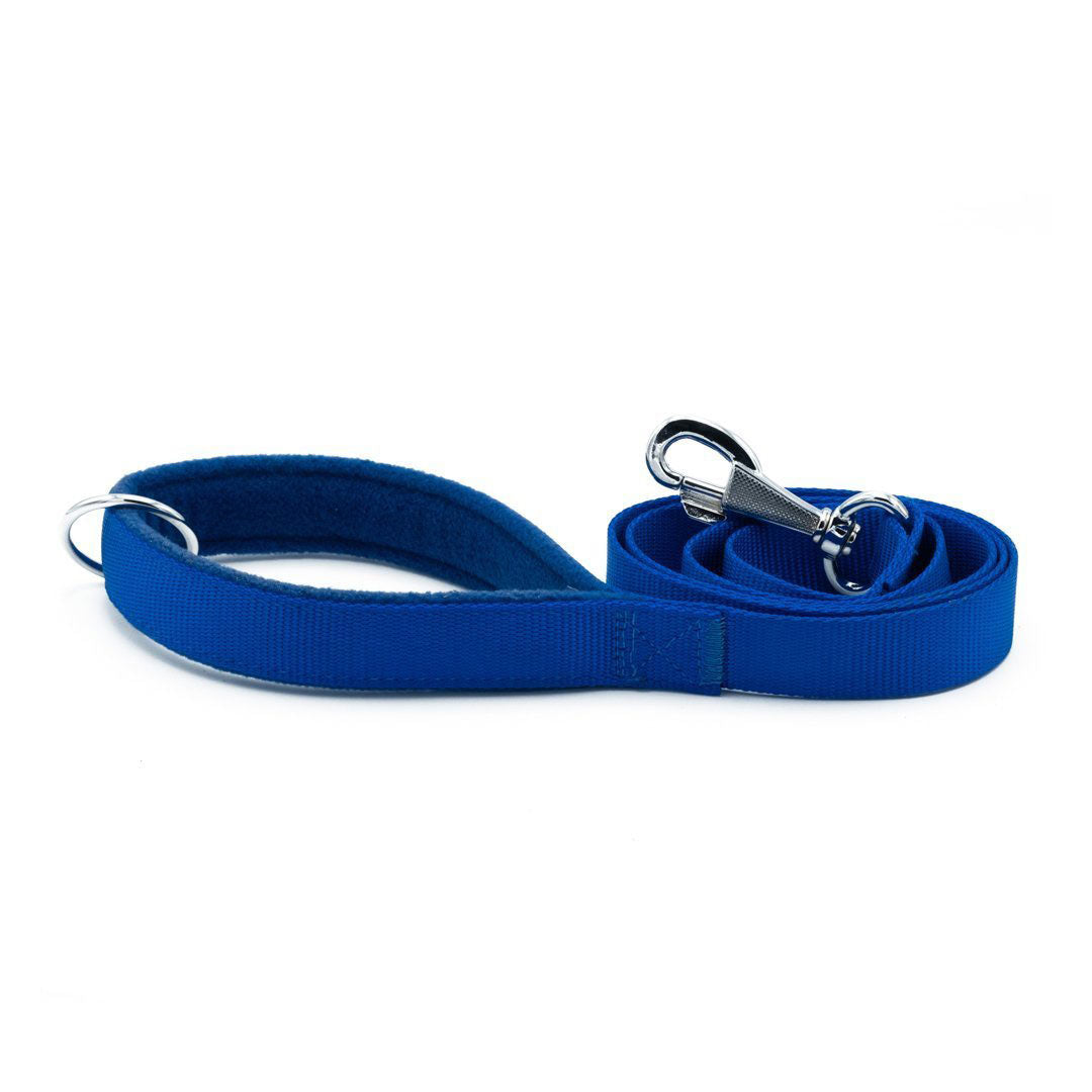 Doggie Polar Woven Handmade Royal Blue Dog Walking Leash 2.5x120cm