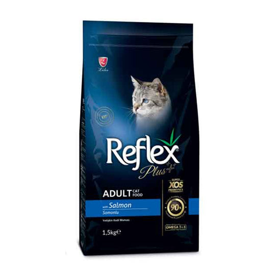 Reflex Plus Salmon Adult Cat Food 1.5kg