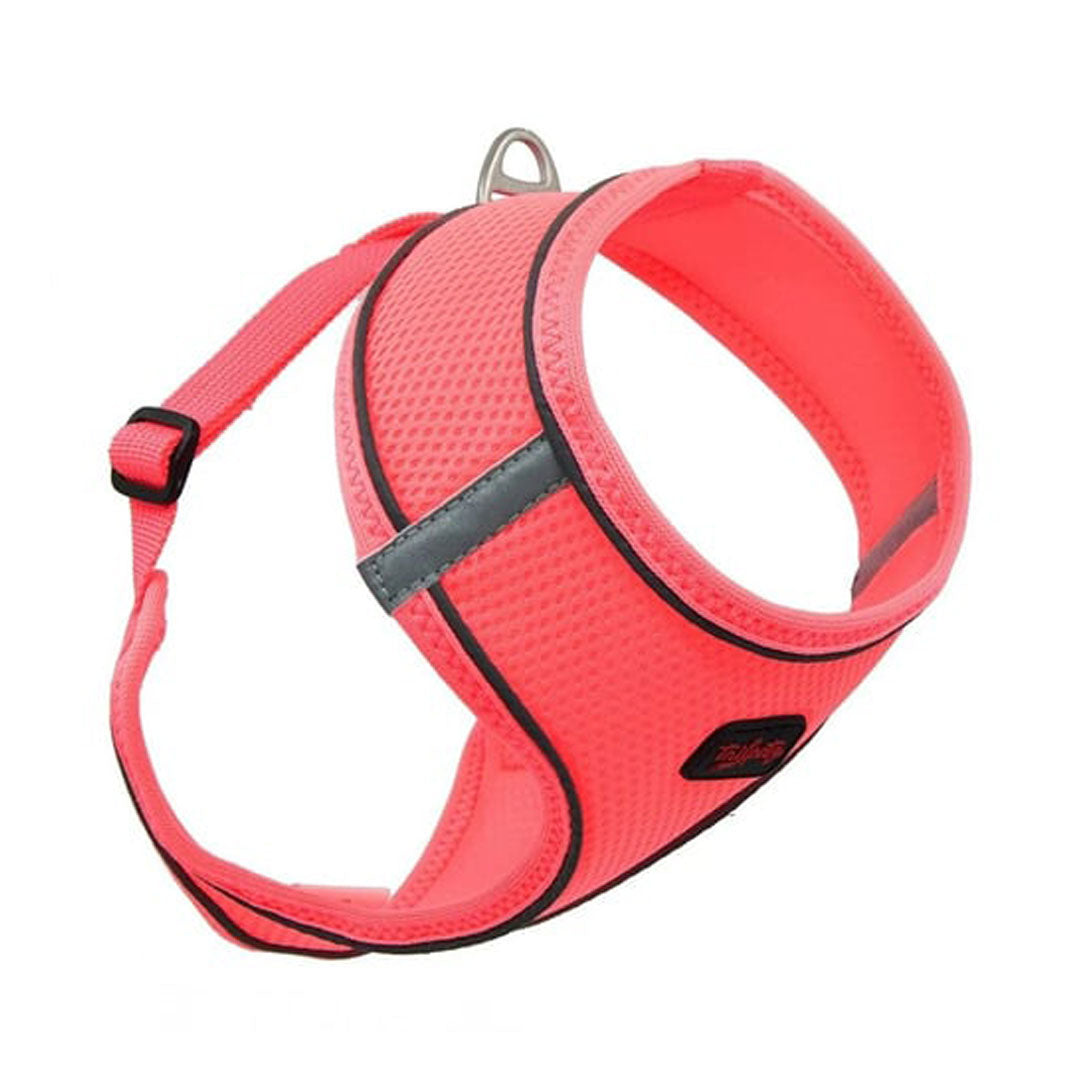 Tailpetz Step-In Neon Pink Dog Harness Large 36x46-66 cm