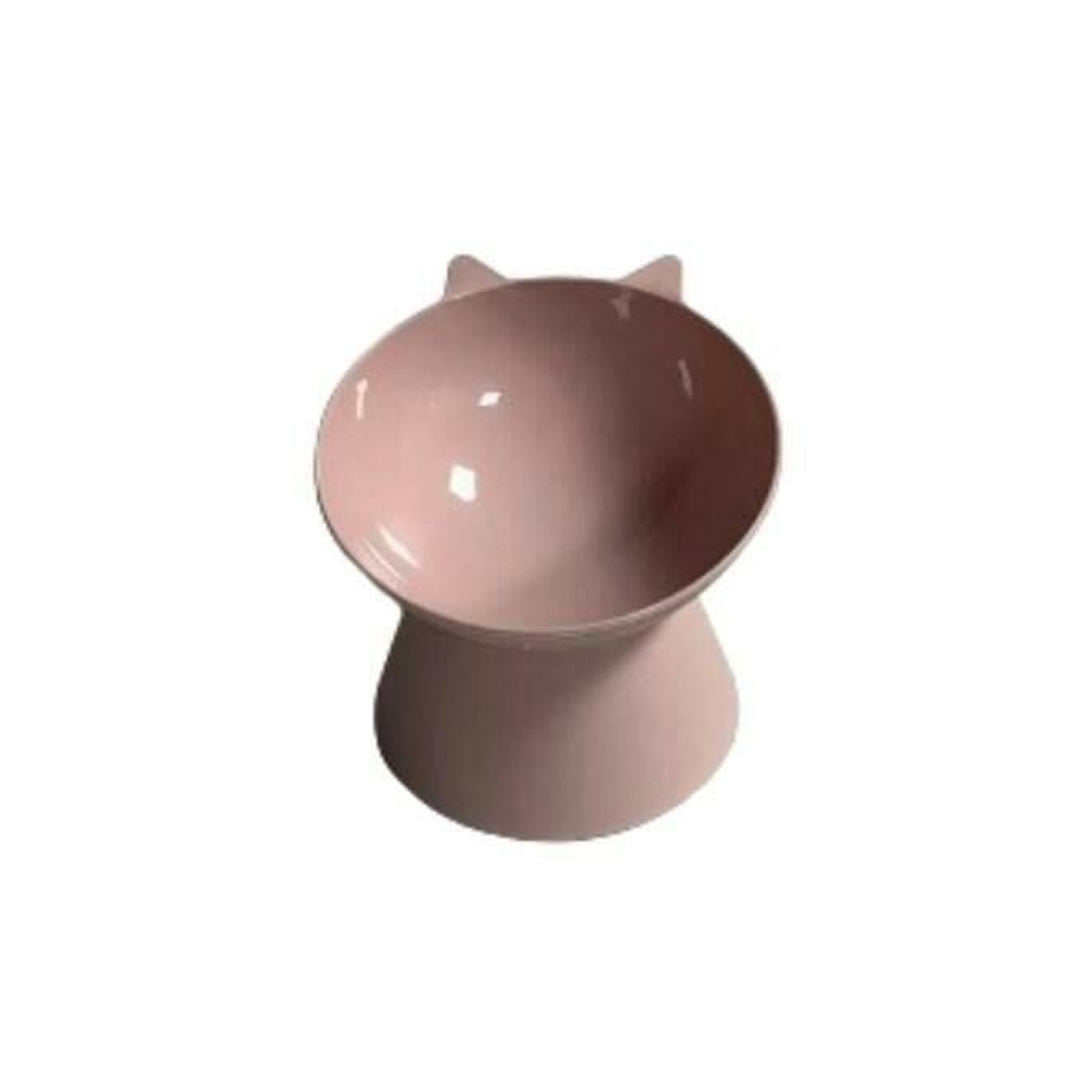 WishHome Pink Food and Water Bowl 11.5x11.7x8 cm