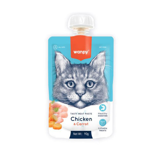 Wanpy Fresh With Chicken and Carrot Meat Pate Cat Treat 90g