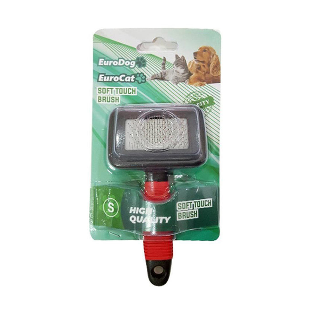 EuroDog& Cat Hair Grooming Brush for Cats and Dogs Small 