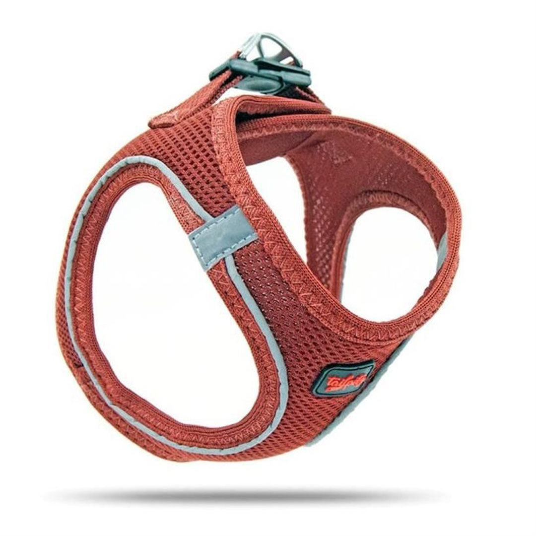 Tailpetz Air-Mesh Dog Harness in Claret [M]