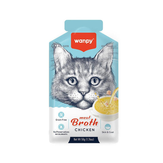 Wanpy Tavuk Etli Tahılsız Kedi Çorbası 50gr