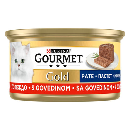 Gourmet Gold Dana Pate Islak Kedi Maması 85g