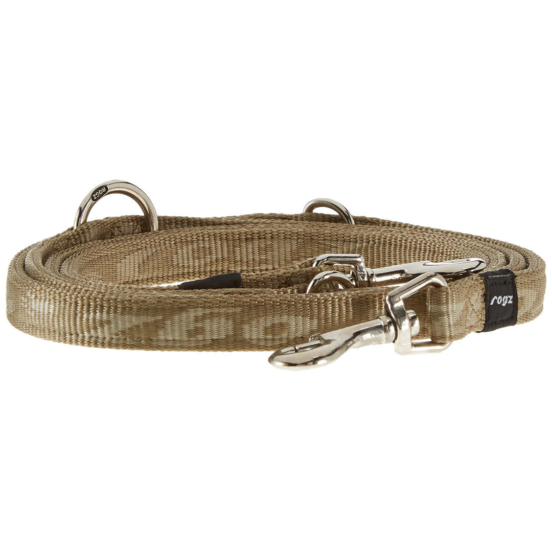 Rogz Alpinist Multifunction Gold Dog Leash M