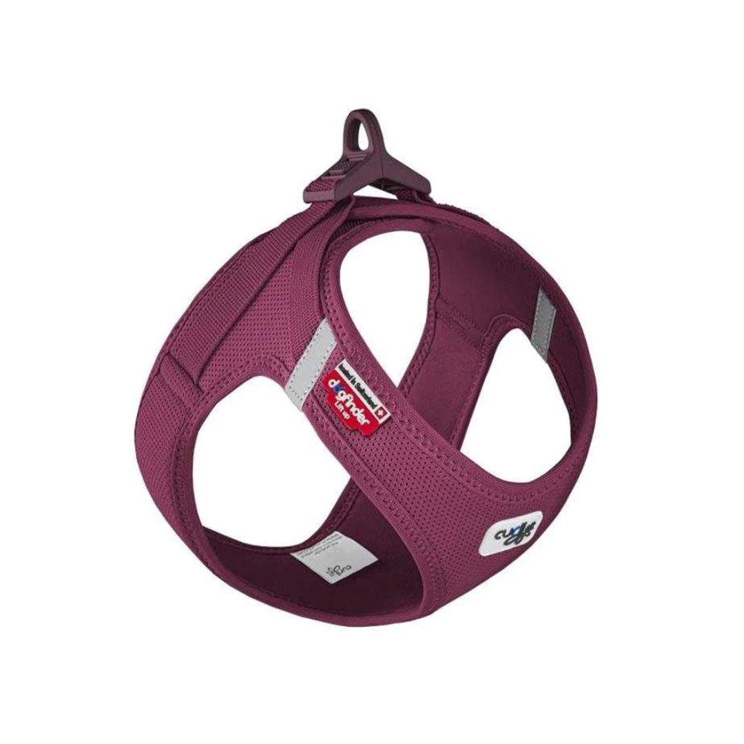 Curli Clasp Air-Mesh Ruby Dog Chest Harness 3XS