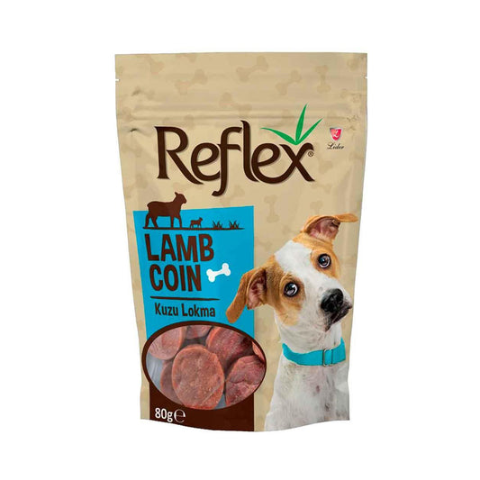 Reflex Lamb Coin Dog Treats 80 gr