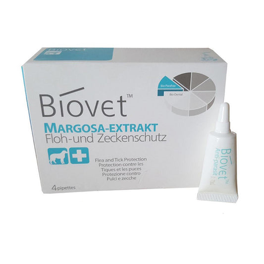 Biovet Bitkisel Küçük Irk Köpek Pire ve Kene Damlası 4lü