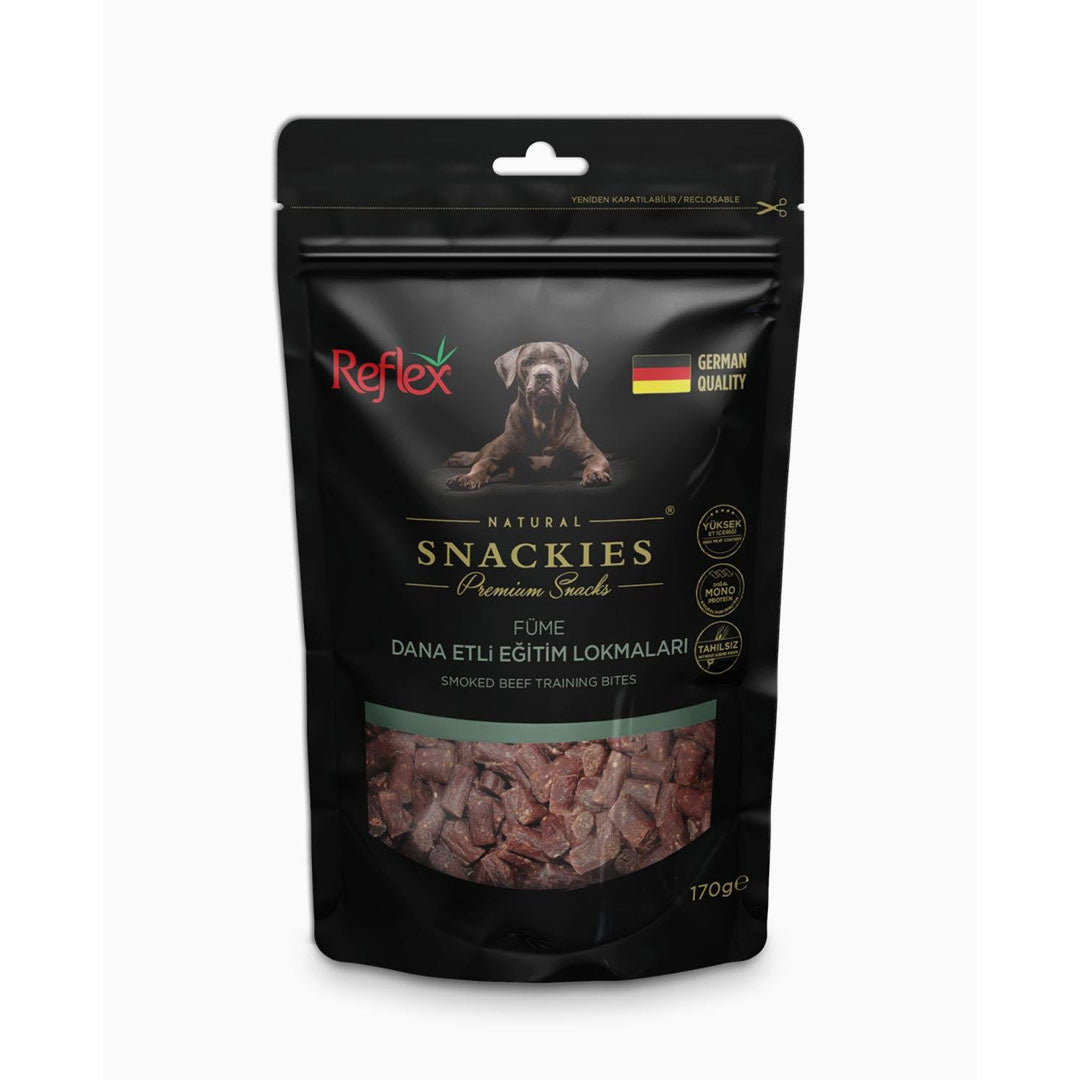 Reflex Snackies Smoked Beef Training Bites Dog Treat 170gr