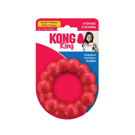 لعبة جرو من الكاوتشوك الطبيعي Kong Ring 8 سم S/M