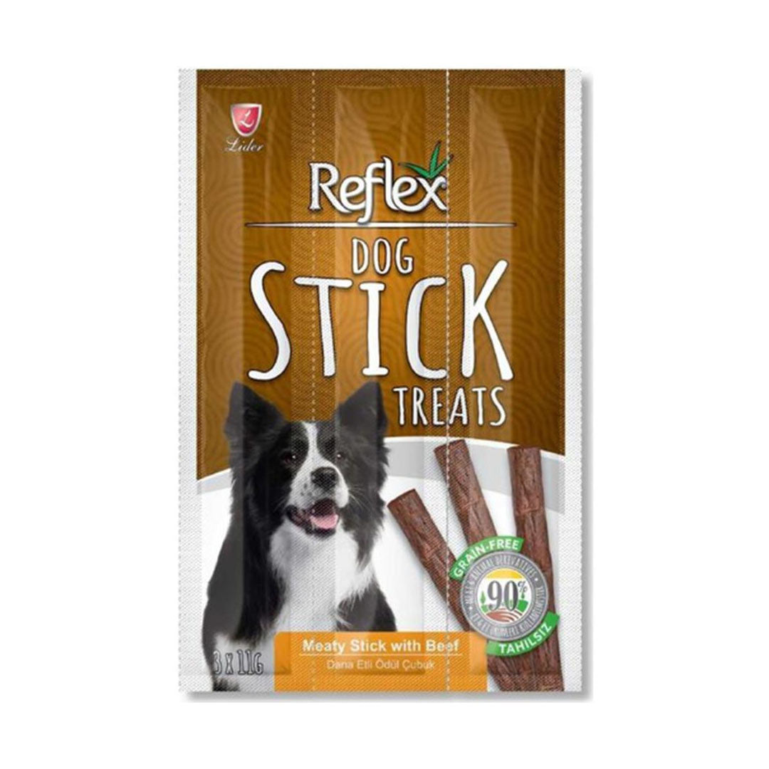 Reflex Beef Dog Treat Stick 11 Gr 3 Pieces