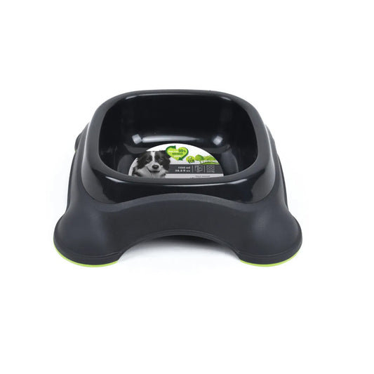 M-Pets Eco Plastic Black Food Bowl 1150ml