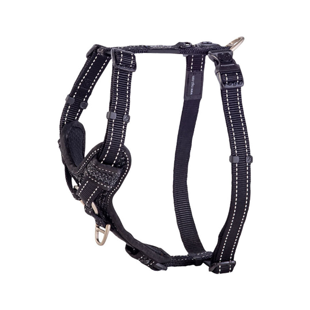 Rogz Control Black Dog Chest Harness XL