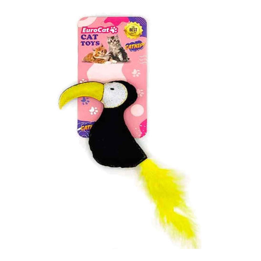 EuroCat Toys Plush Toucan Cat Toy