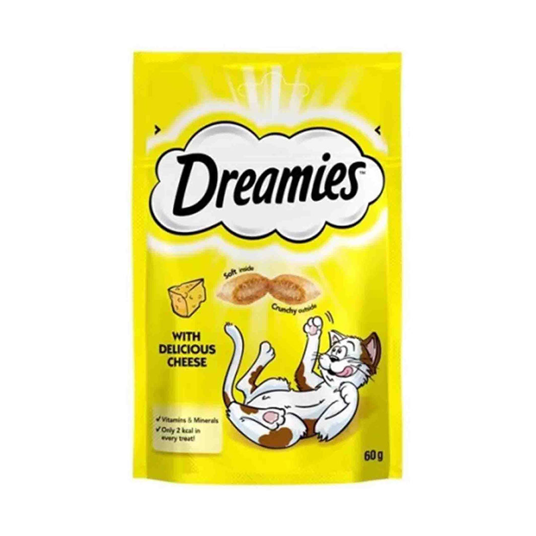 Dreamies İç Dolgulu Peynirli Kedi Ödül Bisküvisi 60gr