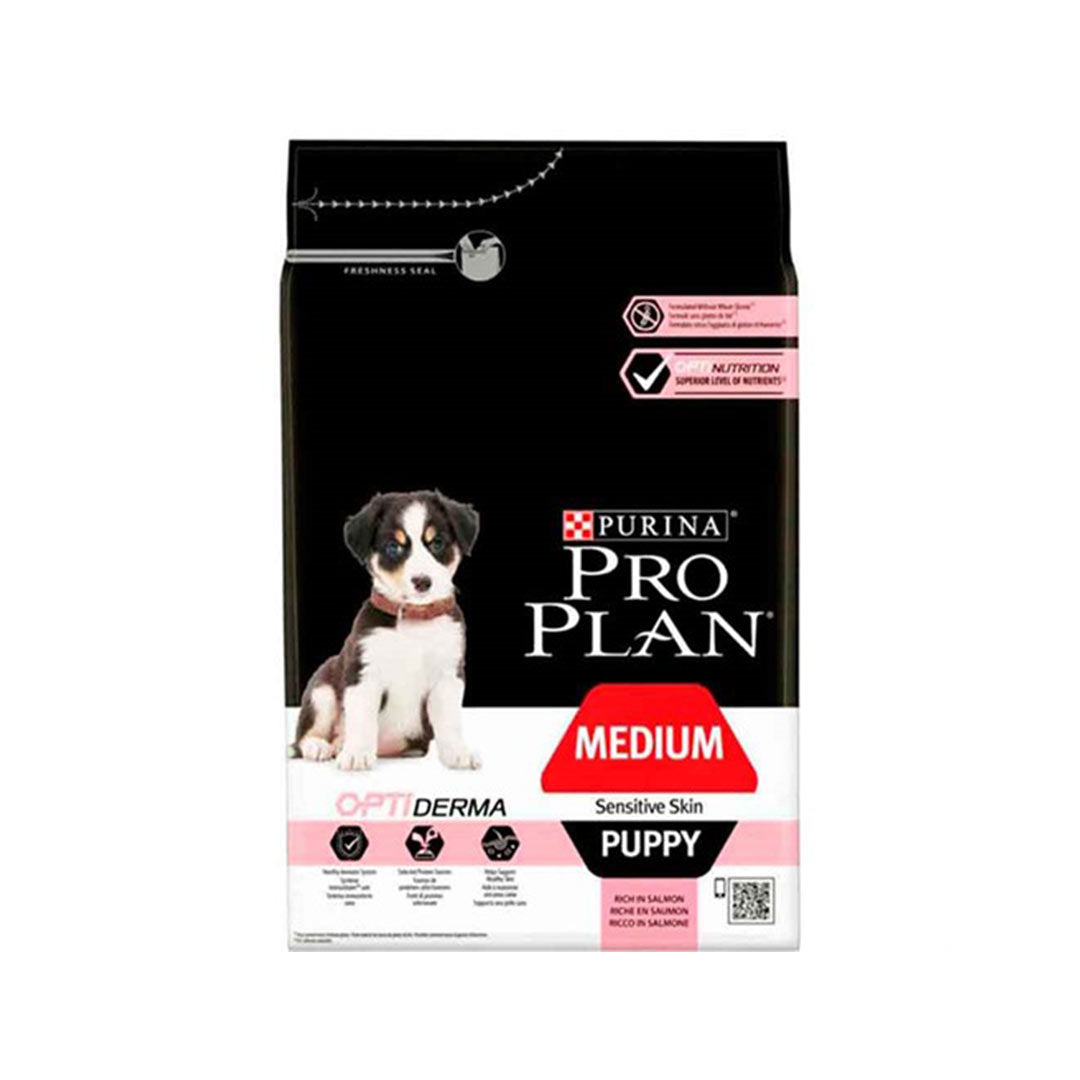 Pro Plan Medium Puppy Orta Irk Hassas Deri Somonlu Yavru Köpek Maması 3 Kg