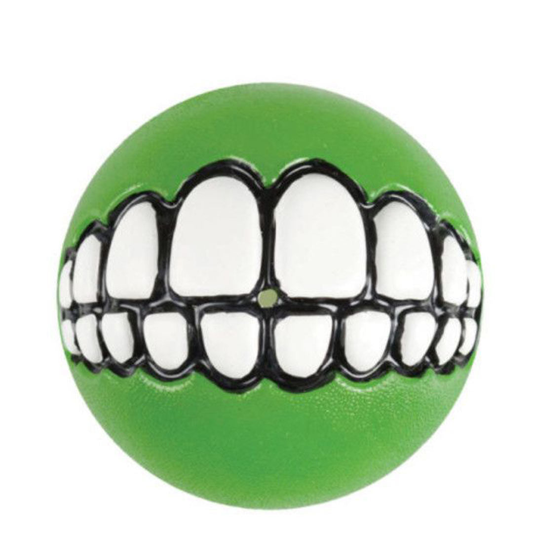 كرة لعب للكلاب الخضراء من روجز تويز جرينز مع حجرة مكافآت، مقاس كبير 7.8 سم